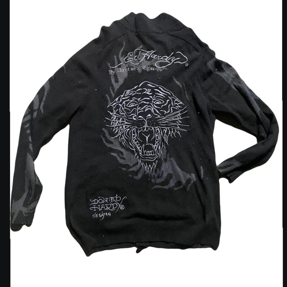 ed hardy zip up